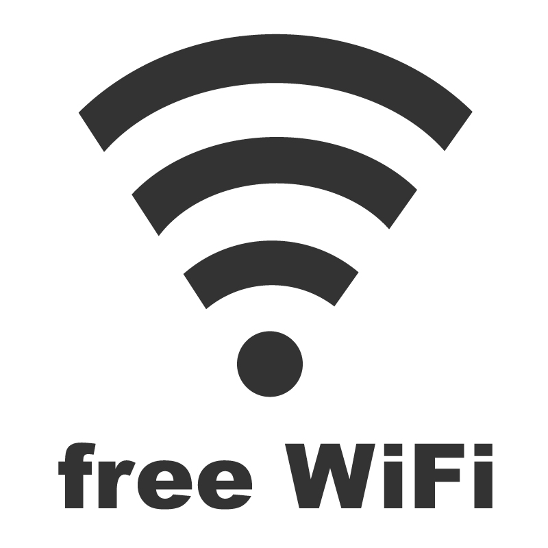 adesivo wi-fi adesivi free wifi wi fi sticker vetrine locale info alla cassa 